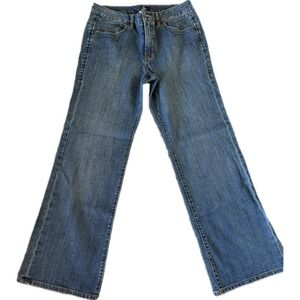 Jag Jeans Women's Stretch Denim Bootcut Jeans Pockets Dark Wash Size 14‎